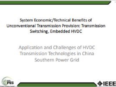 14PESGM2779, Application and Challenges of HVDC Transmission Technologies in China Southern Power Grid