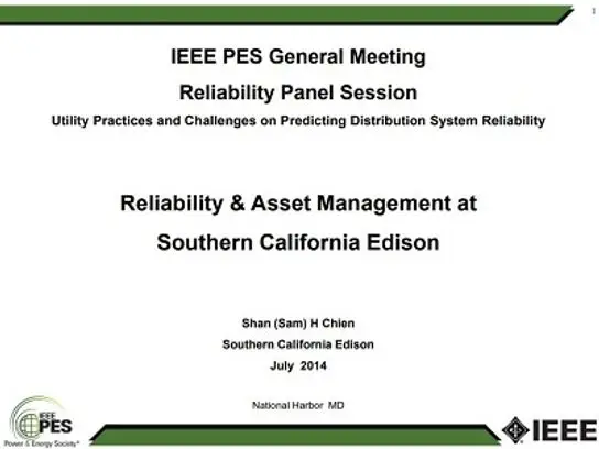 14PESGM2741, Reliability Management Approach at SCE