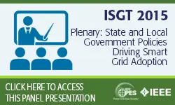 PLENARY: STATE AND LOCAL GOVERNMENT POLICIES DRIVING SMART GRID ADOPTION