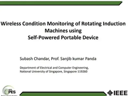 Condition Monitoring of Electrical Machines