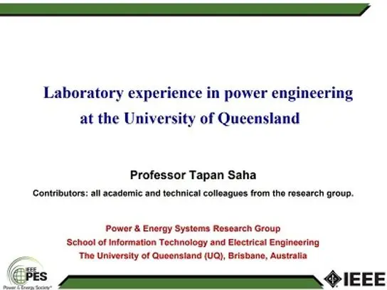 Existing and Proposed Power Systems Laboratories for the Undergraduate Curriculum