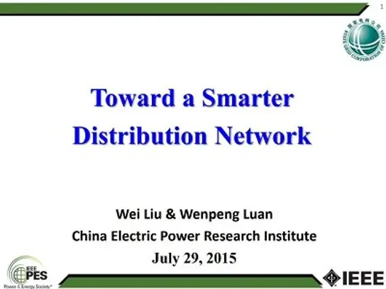 Toward a smarter distribution network