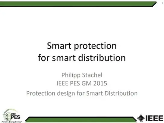 Smart protection for smart distribution