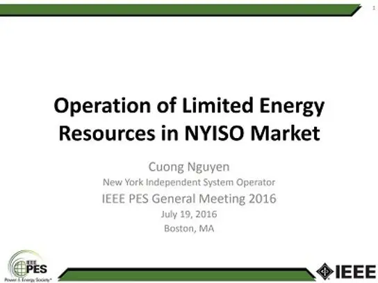 Scheduling and Pricing of Energy-Constrained Resources in Electricity Markets