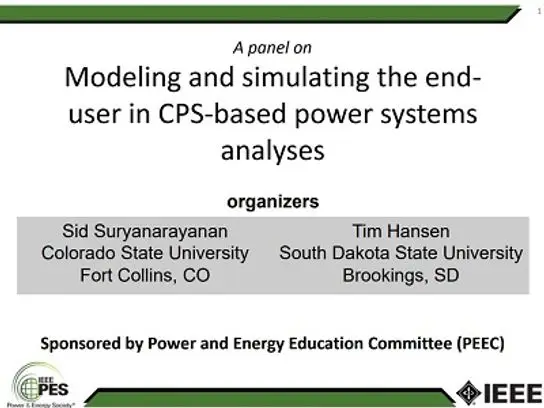 Modeling and simulating the end-user in CPS-based power systems analyses