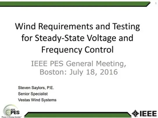 International Interconnection Requirements for Renewable Energy Plants