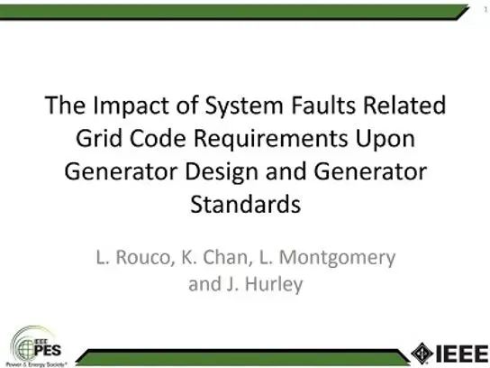 Coordination of Grid Codes and Generator Standards: Consequences of Diverse Grid Code Requirements on Synchronous Machine Design and Standards