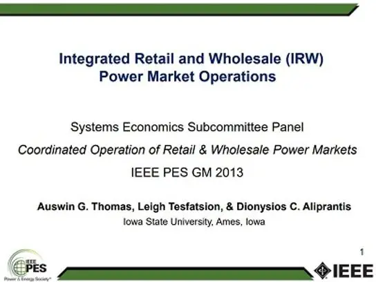 Coordinated Operation of Retail and Wholesale Power Markets