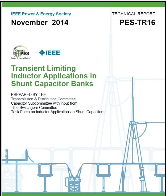 Transient Limiting Inductor Applications in Shunt Capacitor Banks