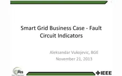 Smart Grid Business Case - Fault Circuit Indicators