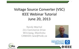 Voltage Source Converter (VSC) IEEE Webinar Tutorial (Webinar)