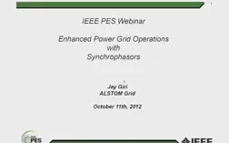 Enhanced Power Grid Operations with Synchrophasors (Webinar)