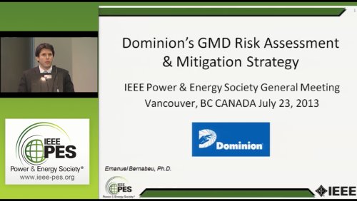  Dominion''s GMD Risk Assessment & Mitigation Strategy (Video)