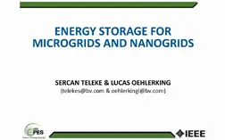 Energy Storage for Microgrids and Nanogrids (Webinar)
