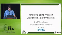 Managing Demand in a Variable Supply World - Understanding Prices in Distributed Solar PV Markets (Video)