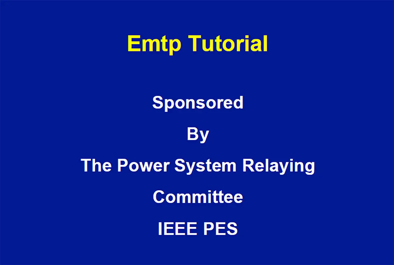 EMTP Tutorial