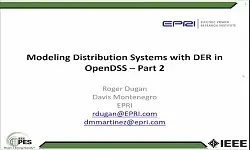 Introduction to OpenDSS Parallel Machine – Parallel Processing with OpenDSS Part 2