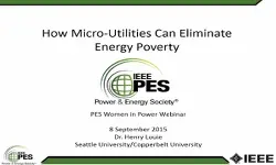 How Micro- Utilities Can Eliminate Energy Poverty
