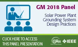 Solar Power Plant Grounding System Design Practices