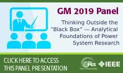 GM 2019 - Thinking Outside the “Black Box” — Analytical Foundations of Power System Research