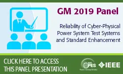2019 IEEE General Meeting 8/7 Panel Presentation: Reliability of Cyber-Physical Power System Test Systems and Standard Enhancement