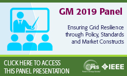 2019 IEEE General Meeting Panel Presentation: Ensuring Grid Resilience through Policy, Standards and Market Constructs