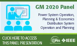 2020 PES GM 8/3 Poster Session: Power System Operation, Planning & Economics Distribution System Operation and Planning Subcommittee Committee