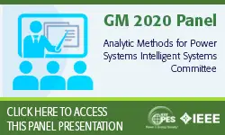 2020 PES GM 8/3 Poster Session: Analytic Methods for Power Systems Intelligent Systems Committee