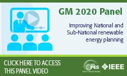 2020 PES GM 8/4 Panel Video: Improving national and subnational renewable energy planning