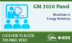 2020 PES GM 8/4 Panel Video: Blockchain in Energy Workshop