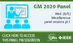 2020 PES GM 8/5 Misc. Panel Session Presentations pt. 1