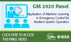 2020 PES GM 8/6 Panel Video: Application of Machine Learning in Emergency Control for Resilient System Operation