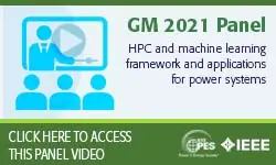 HPC and machine learning framework and applications for power systems