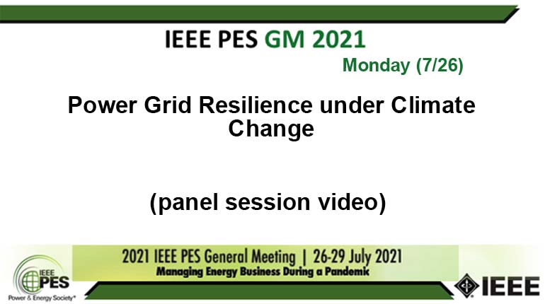 Power grid resilience under climate change