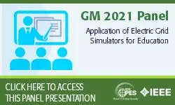 Application of Electric Grid Simulators for Education (slides)