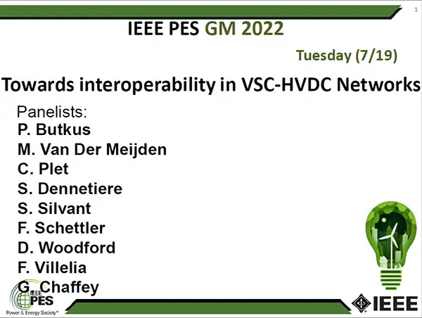 Towards interoperability in VSC-HVDC Networks