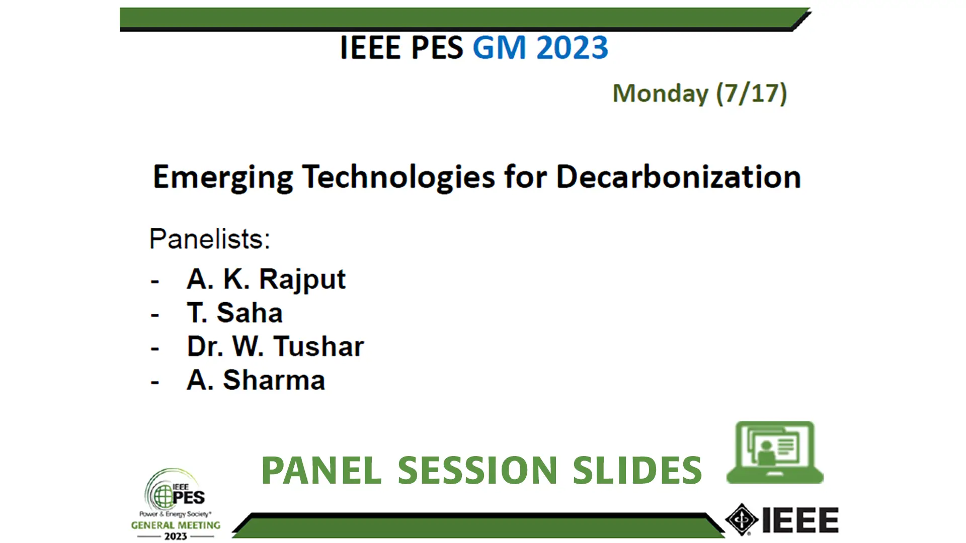 Emerging Technologies for Decarbonization