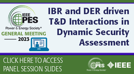IBR and DER driven T&D Interactions in Dynamic Security Assessment