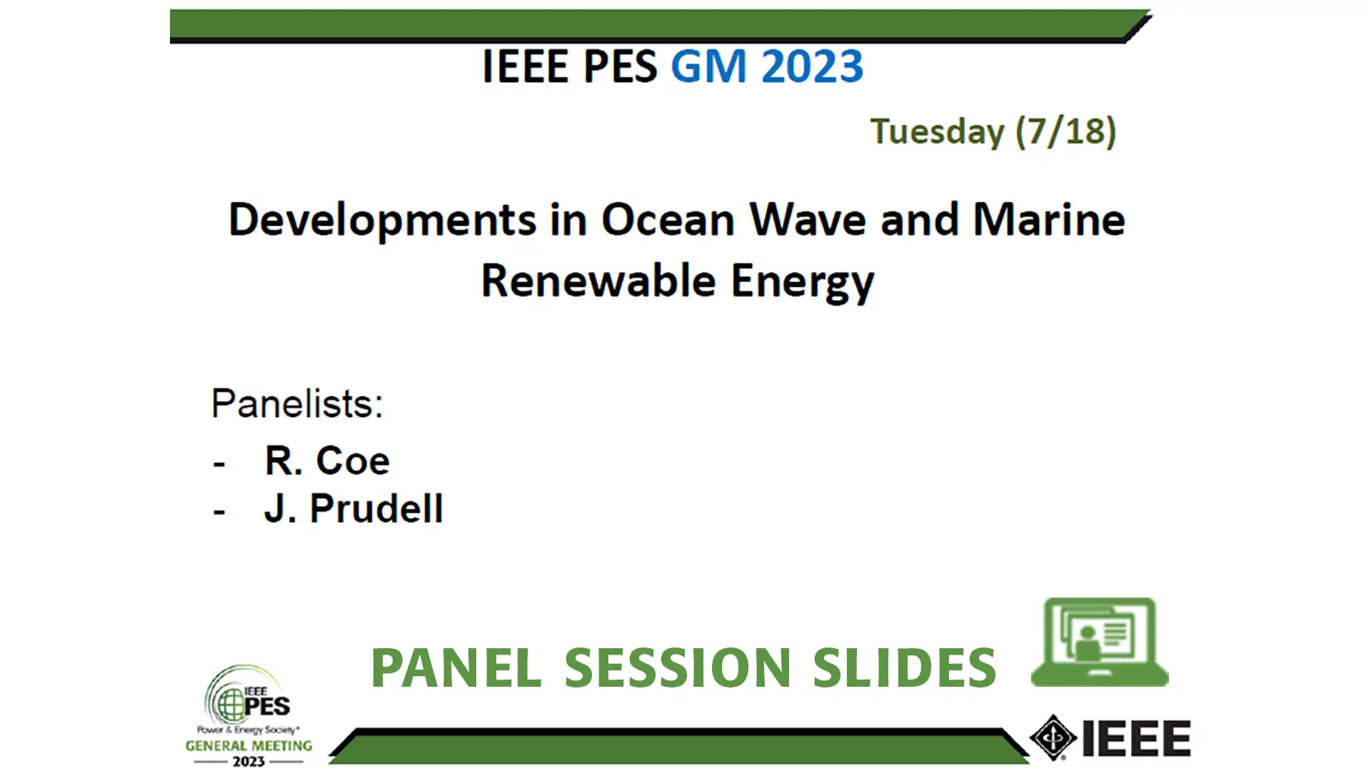 Developments in Ocean Wave and Marine Renewable Energy