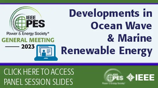 Developments in Ocean Wave and Marine Renewable Energy