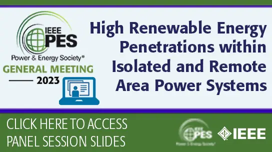 High Renewable Energy Penetrations within Isolated and Remote Area Power Systems