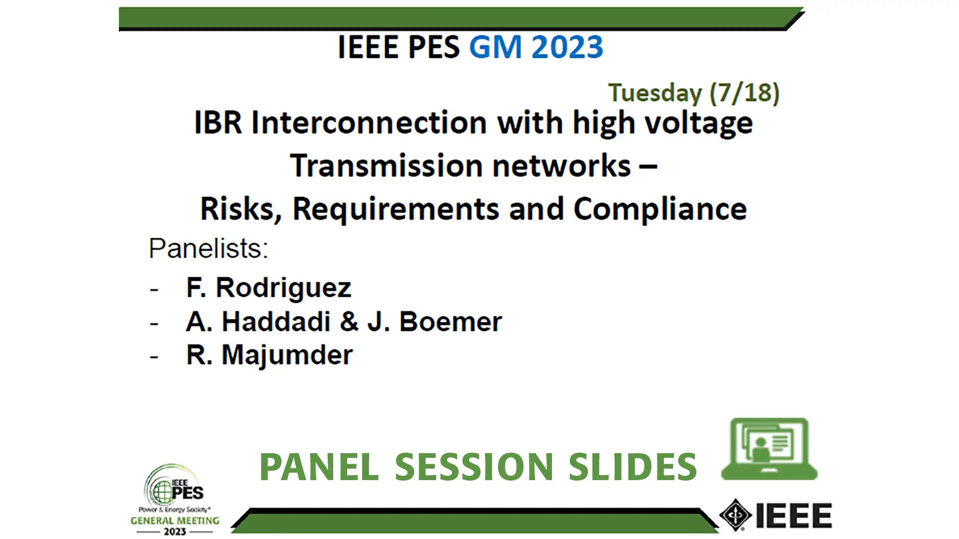 IBR Interconnection with high voltage Transmission networks ñ Risks, Requirements and Compliance