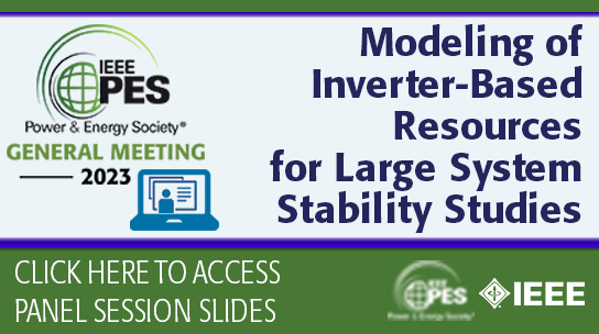 Modeling of Inverter-Based Resources for Large System Stability Studies