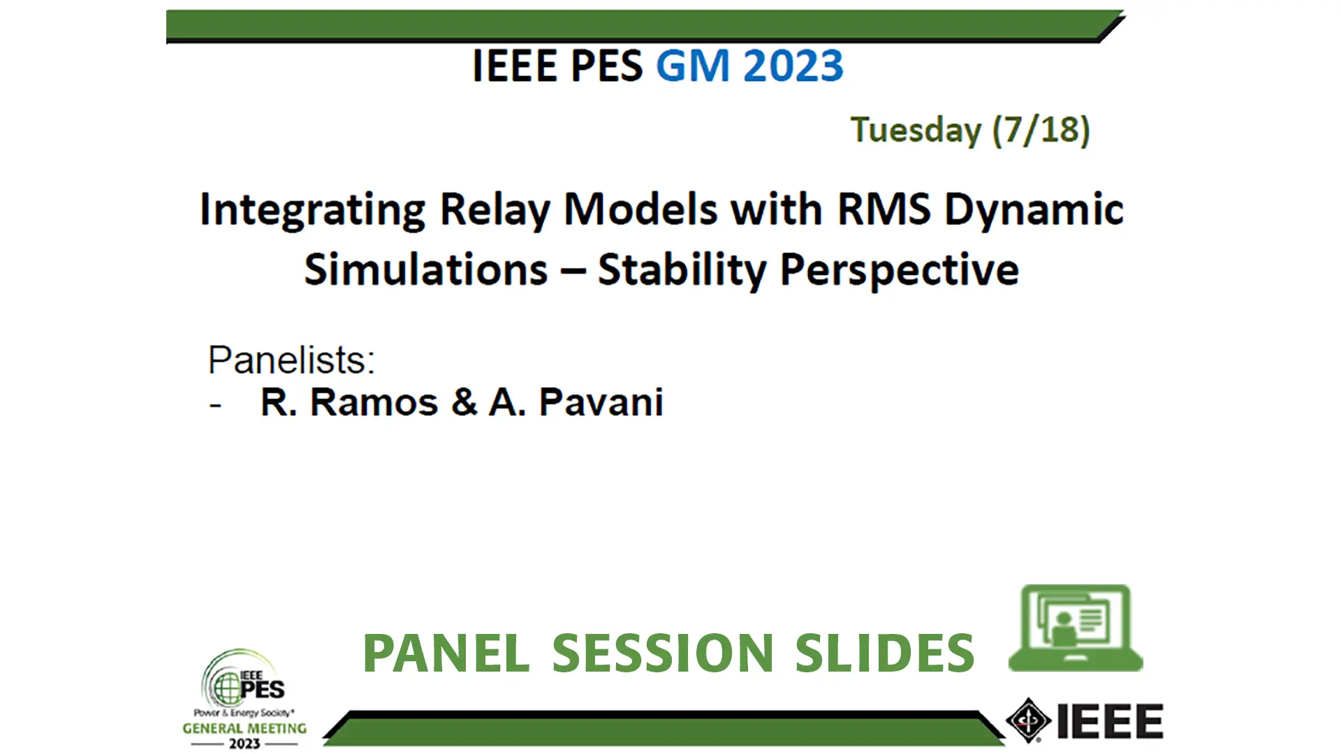 Integrating Relay Models with RMS Dynamic Simulations ñ Stability Perspective