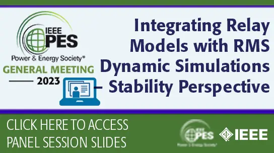 Integrating Relay Models with RMS Dynamic Simulations ñ Stability Perspective