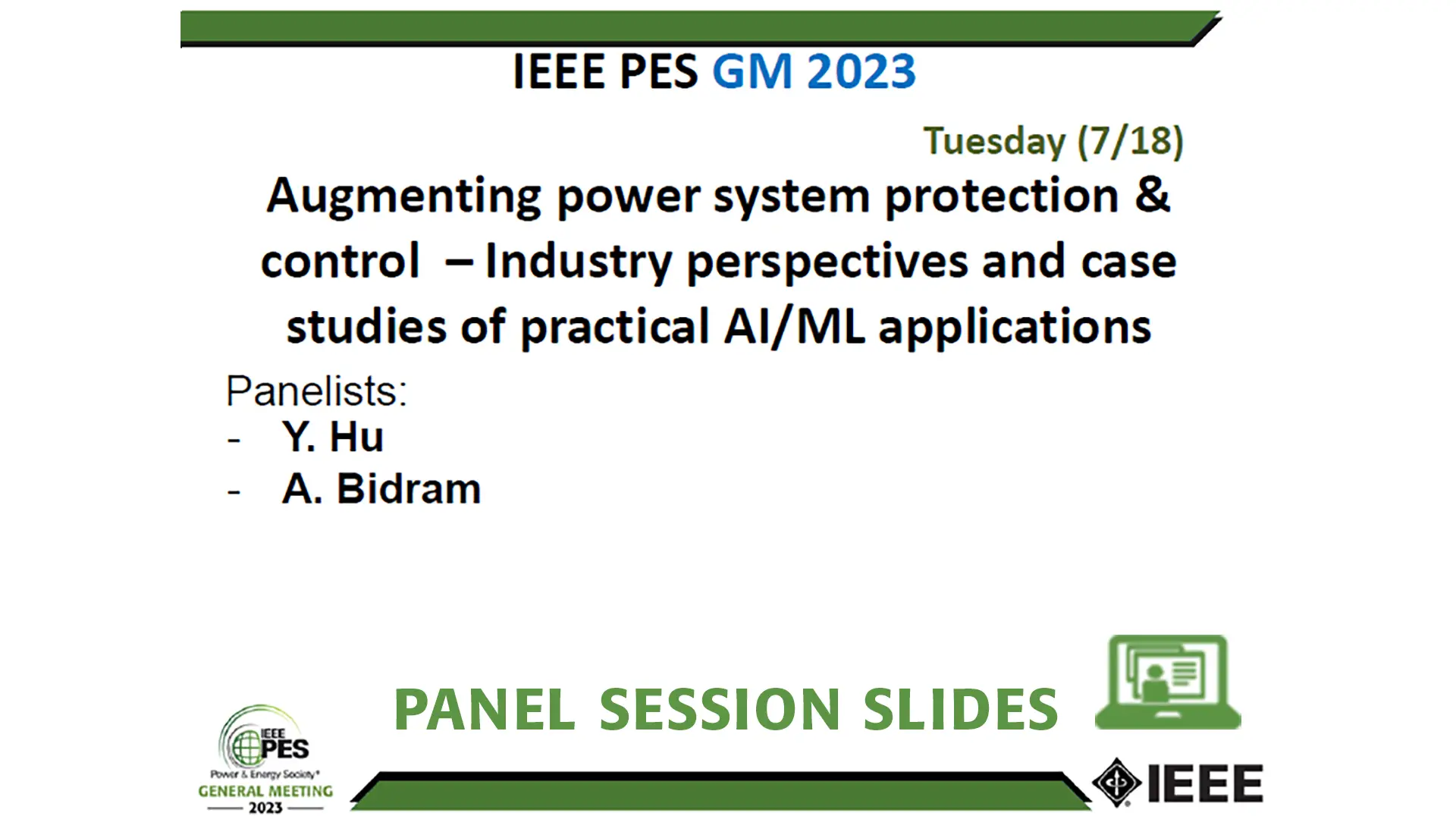 Augmenting power system protection & control  ñ Industry perspectives and case studies of practical AI/ML applications