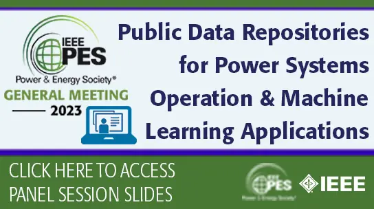 Public Data Repositories for Power Systems Operation and Machine Learning Applications