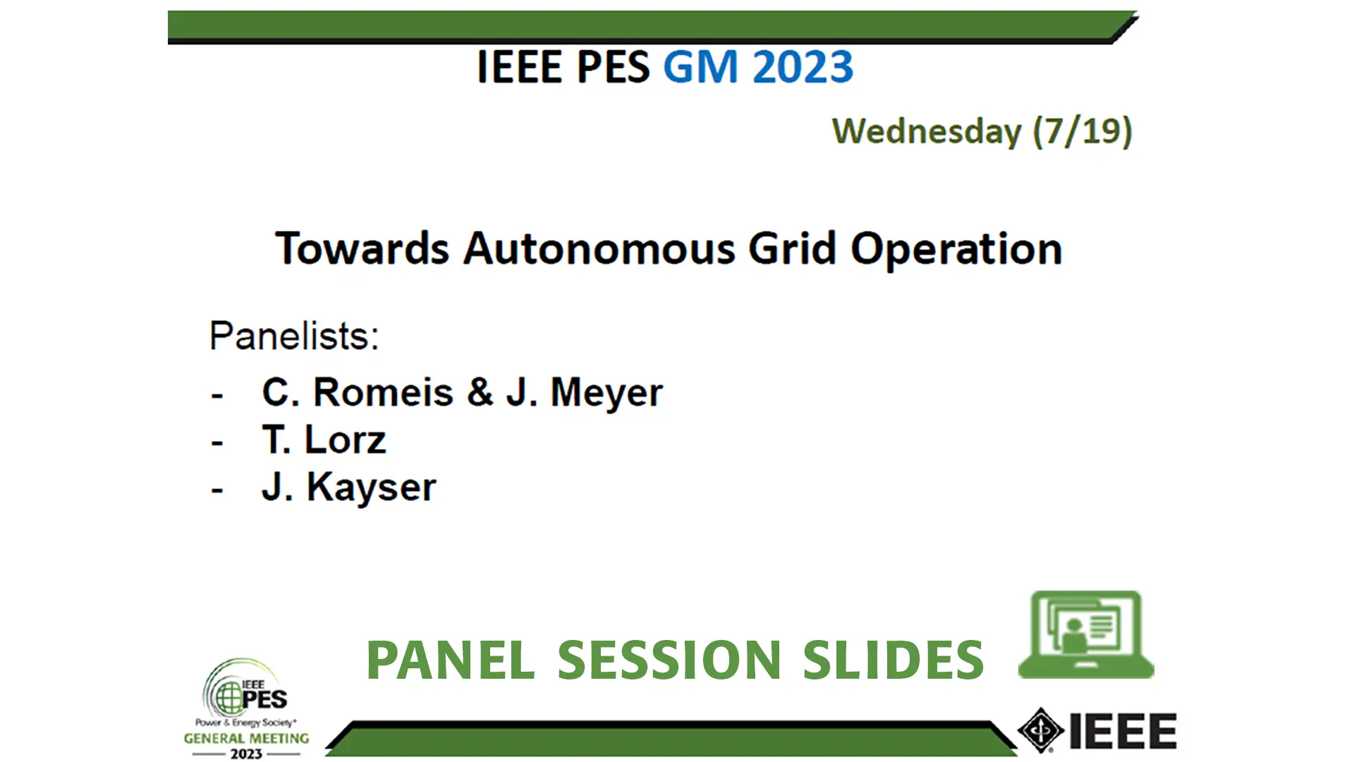 Towards Autonomous Grid Operation