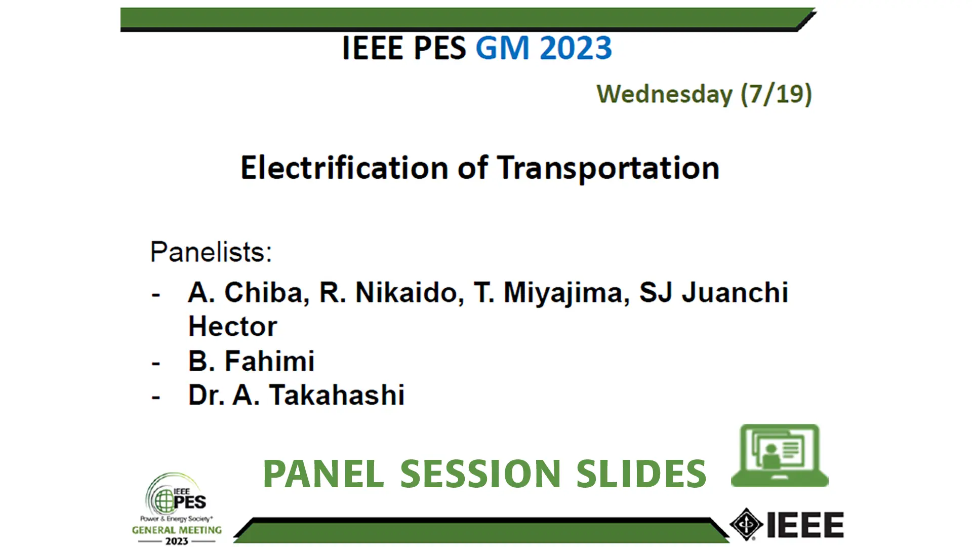 Electrification of Transportation