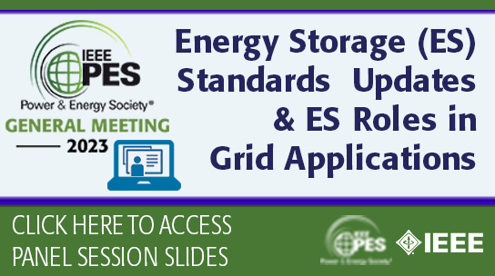 Energy Storage (ES) Standards Updates and ES Roles in Grid Applications